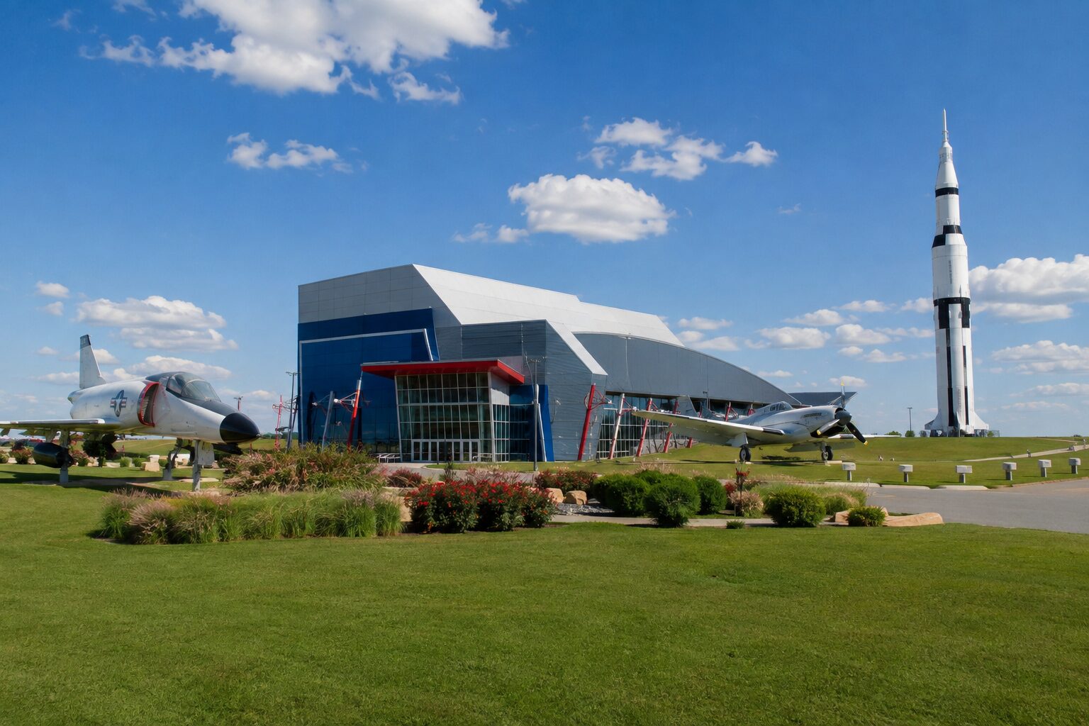 AI placeholder showing an air and space museum