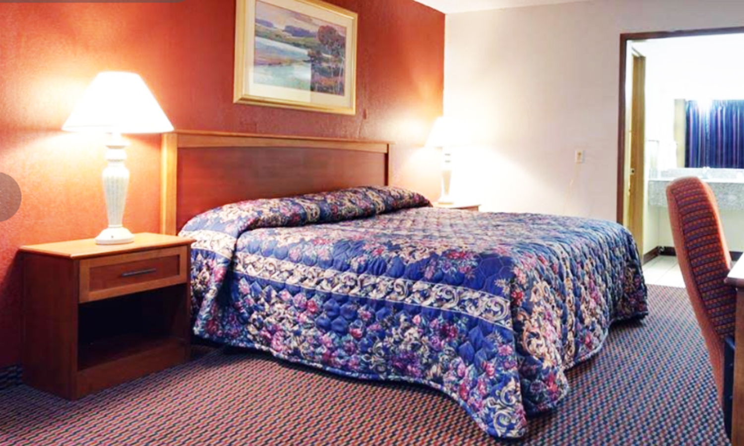 Weatherford Inn guest room interior
